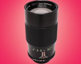 Vivitar Komine 200 mm F3.5 Teleobjektiv mit M42-Anschluss