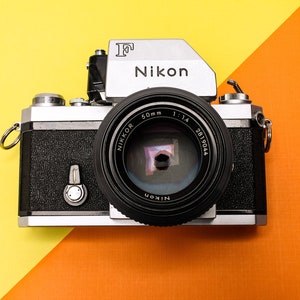 Nikon F Apollo com FTn Finder, completo com lente Nikkor SC 50mm F1.4