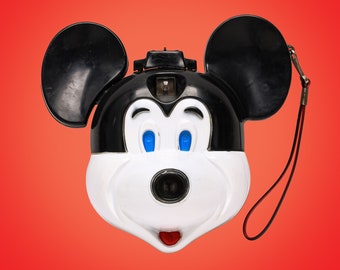 ミッキーマウス 110 フィルムカメラ、レッド、オリジナルパッケージ