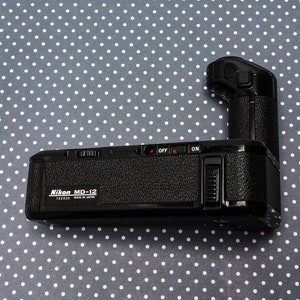 Nikon MD-12 Motor Drive For Your Fm, FE, Fm2, Fe2, Fm3a or FA Solid, Reliable Tool