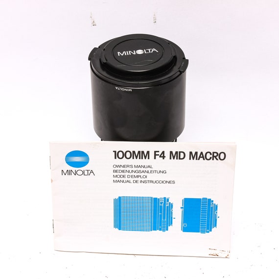 Minolta New MD MACRO 100mm f4 ※ROKKOR表記なし 動作も写りもOKです。