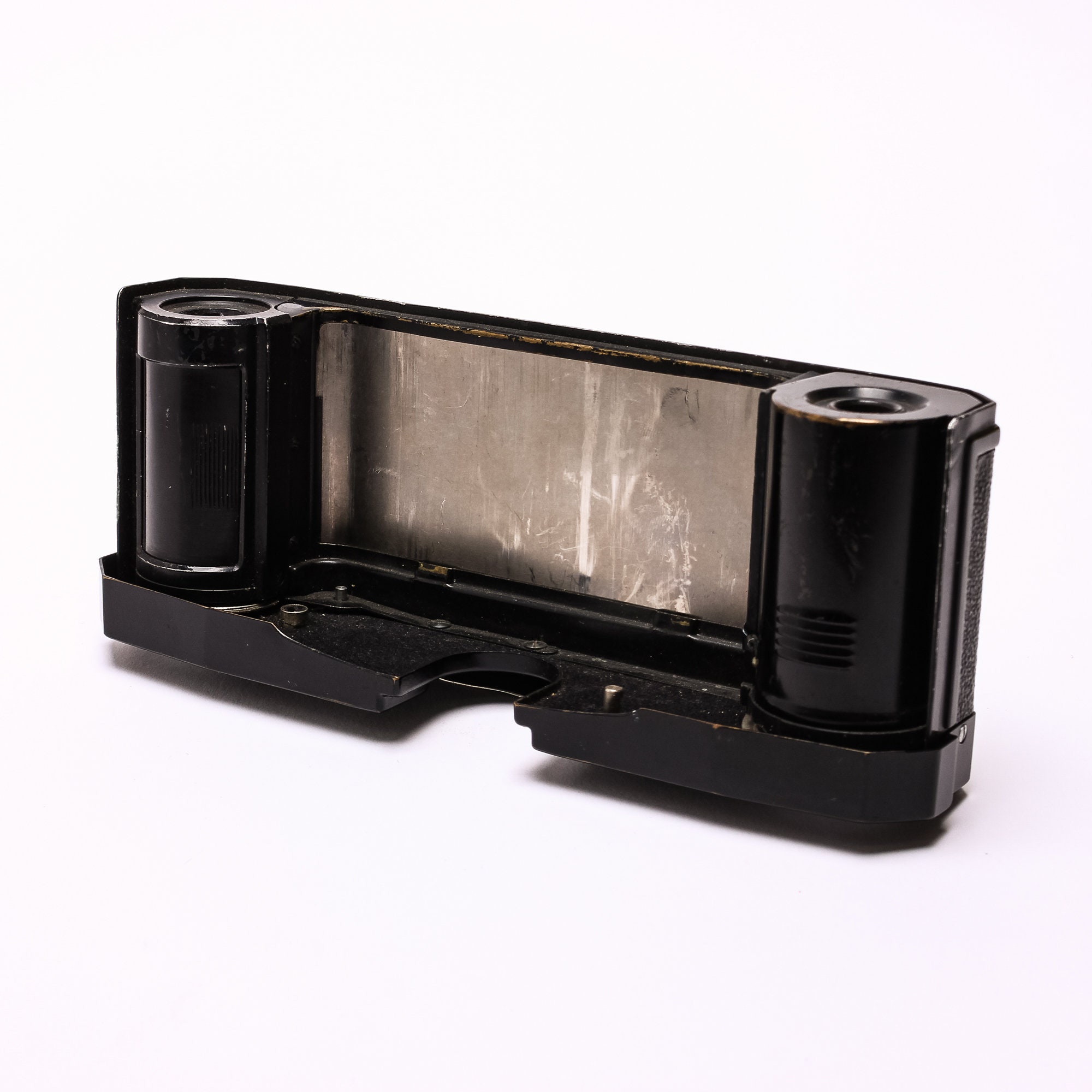 コンタレックス　交換フィルム バック ツァイス コンタレックス 交換可能なフィルムマガジンバック。黒