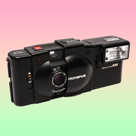 Olympus XA-2 35mm Full Frame Camera With Big A16 Flash Olympus XA-2 35mm Full Frame Camera With Big A16 Flash