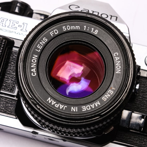Canon AE-1 Program Camera + Canon 50mm F1.8 FD Lens: Excellent! - Etsy