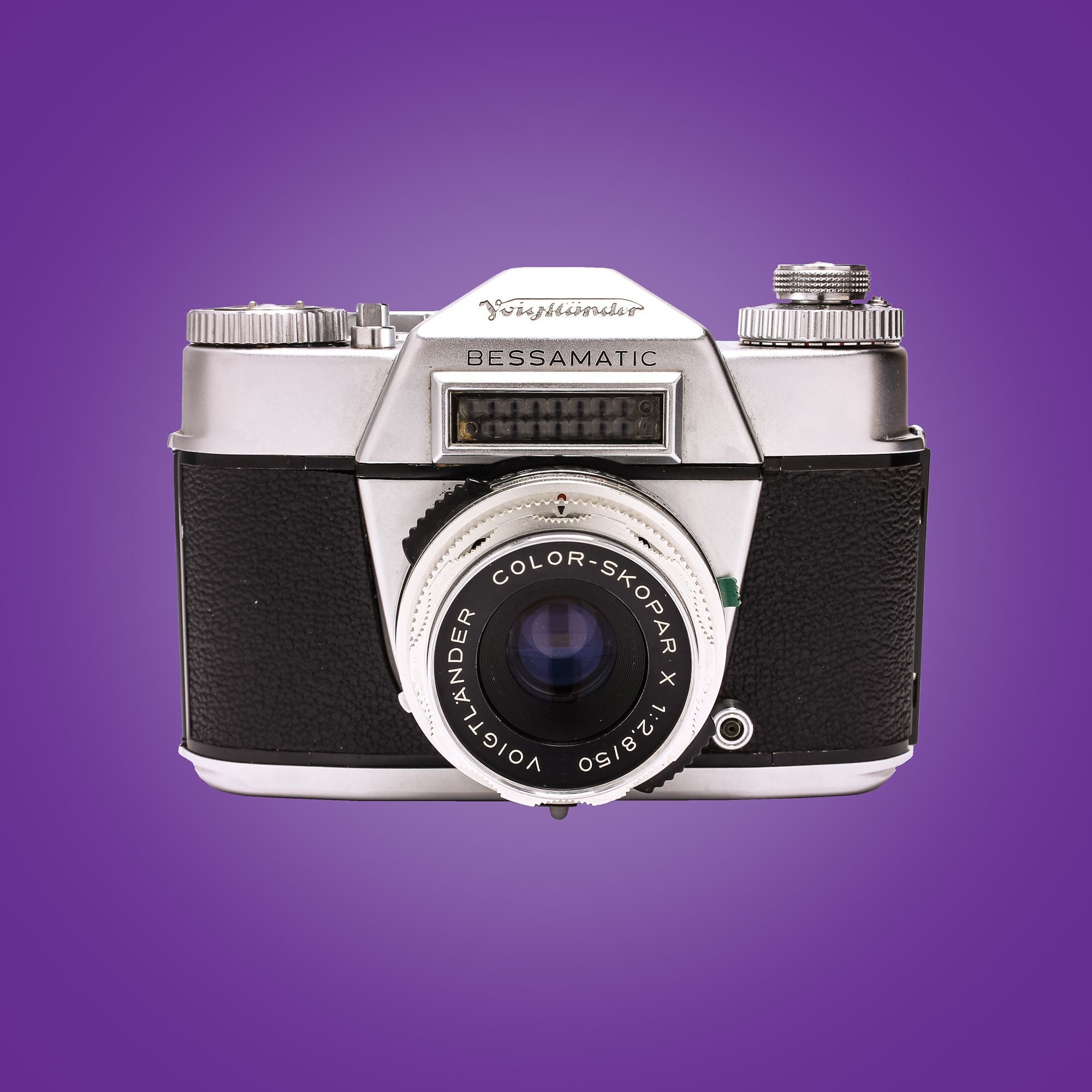 Voigtlander Bessamatic 35mm SLR Camera + Color-skopar X 50mm Voigtlander Bessamatic 35mm SLR Camera + Color-skopar X 50mm