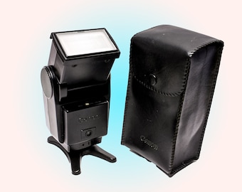 Canon Speedlite 199A The Big Flash For Your A-1, AE-1, AE-1 Program Powerful Bounce