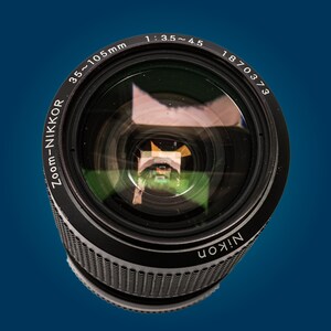 Nikon 35-105mm F3.5-4.5 AIs Manual Focus Lens, Film Classic!
