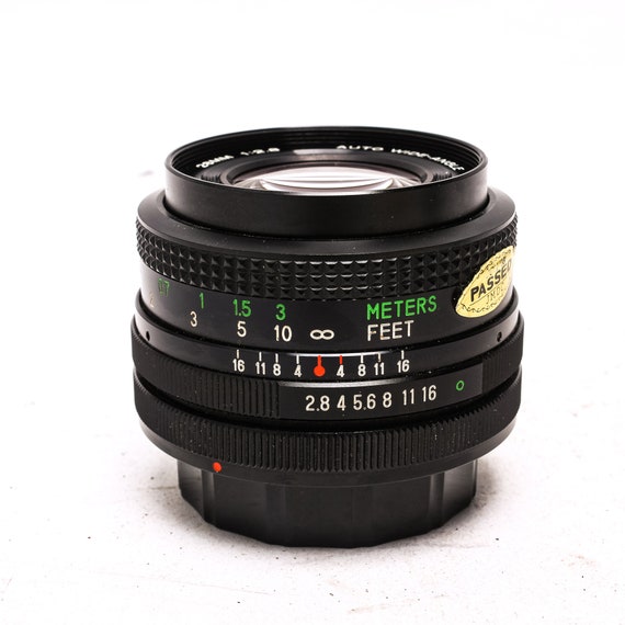 Vivitar Canon FD Mount 28mm F2.8 Wide Angle MC Close Focus Lens - Etsy