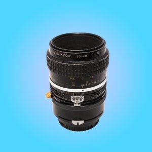 Nikon 55mm F3.5 Micro-Nikkor Lens with PK-3 Extension. Get Real Close!