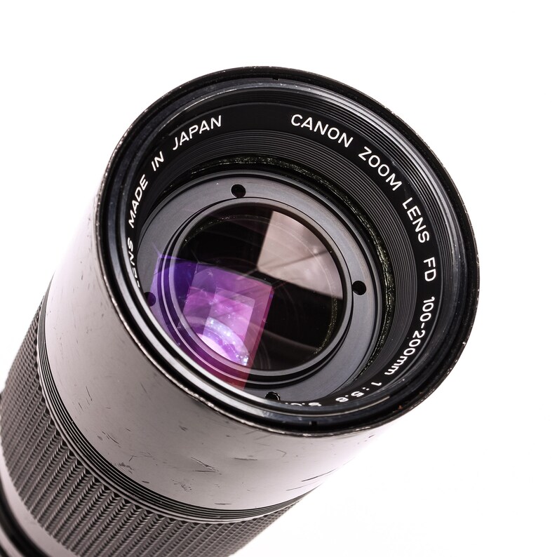 Canon FD 100200mm F/5.6 S.C. Zoom Lens With Caps Etsy