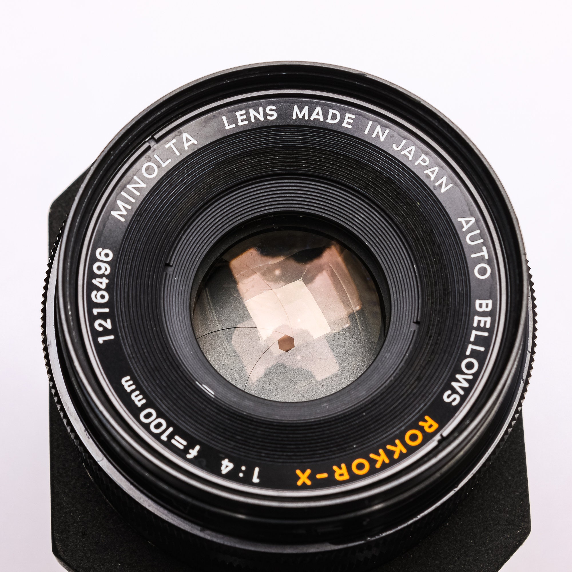 ミノルタ AUTO BELLOWS ROKKOR 100m F4 カメラ レンズ Minolta Auto-Bellows Rokkor 100mm F4 修理記録 – レンズ修理