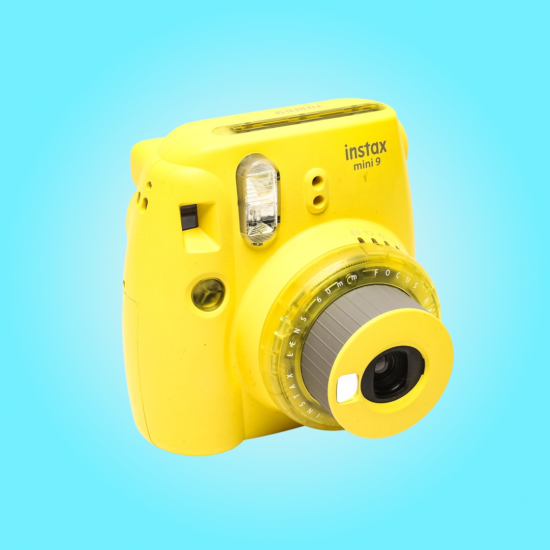 Fujifilm Instax Mini 9 Yellow Instant Camera Etsy UK