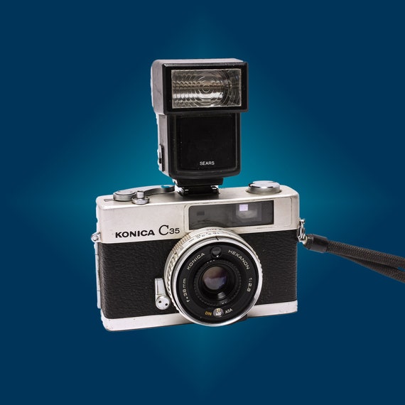 Konica C35 Full Frame 35mm Real Rangefinder Camera With Konica C35 Full Frame 35mm Real Rangefinder Camera With
