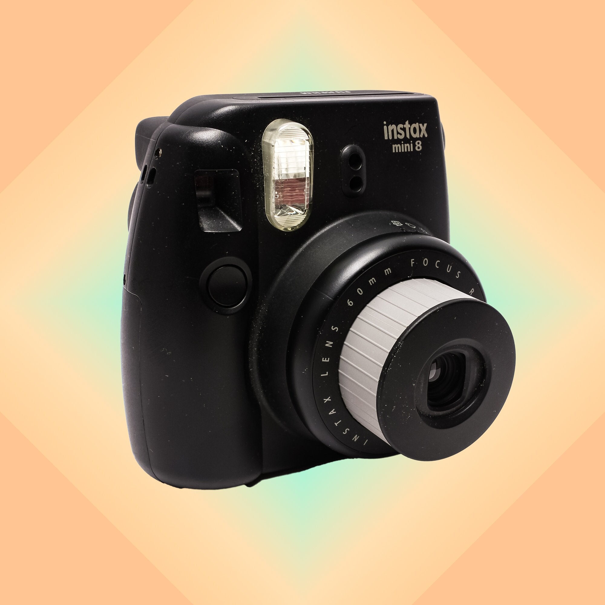FujiFilm Instax Mini 8 Camera Black + Accessories KIT for Fujifilm Instax  Mini 8 Camera Includes: 40 Instax Film + Custom Case + 4 AA Rechargeable  Batteries + A…