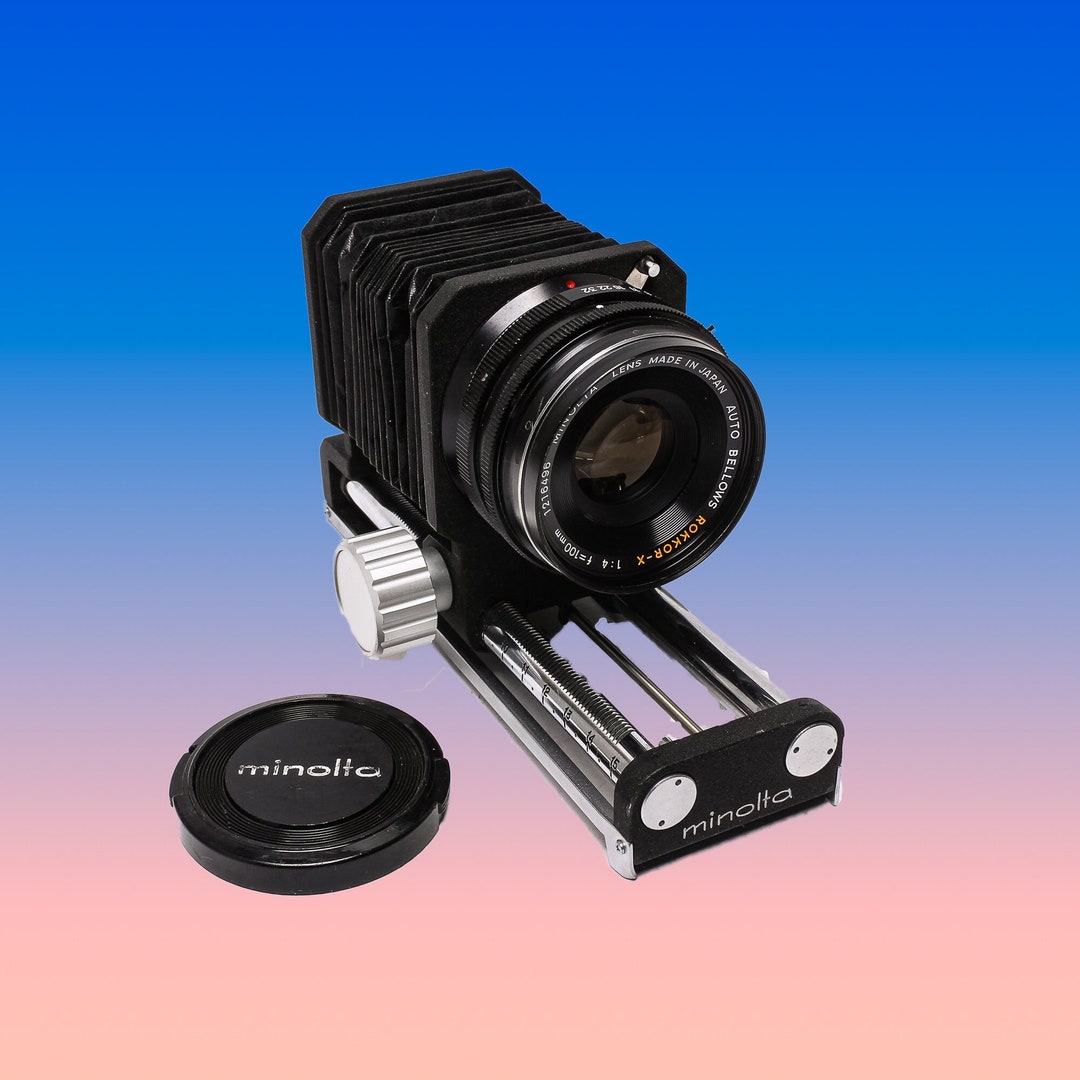 Minolta 100mm F4 MC Auto-bellows Rokkor-x, Beautiful Bellows Minolta 100mm F4 MC Auto-bellows Rokkor-x, Beautiful Bellows