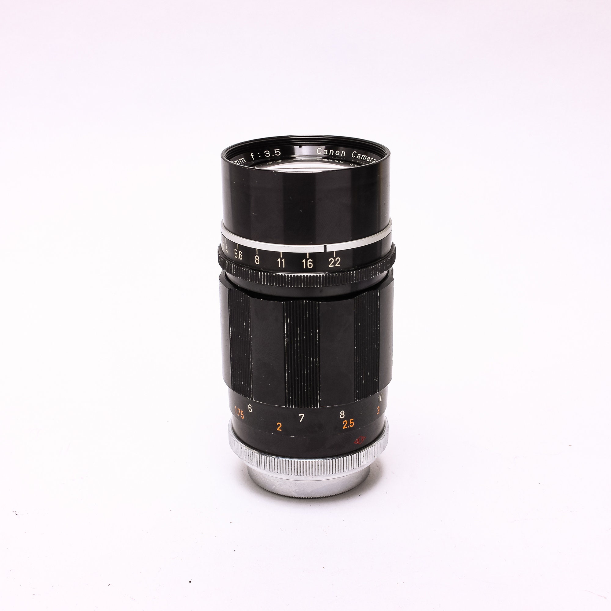 CANON 135㎜F3.5 中望遠レンズ Lマウント Yahoo!オークション -「l