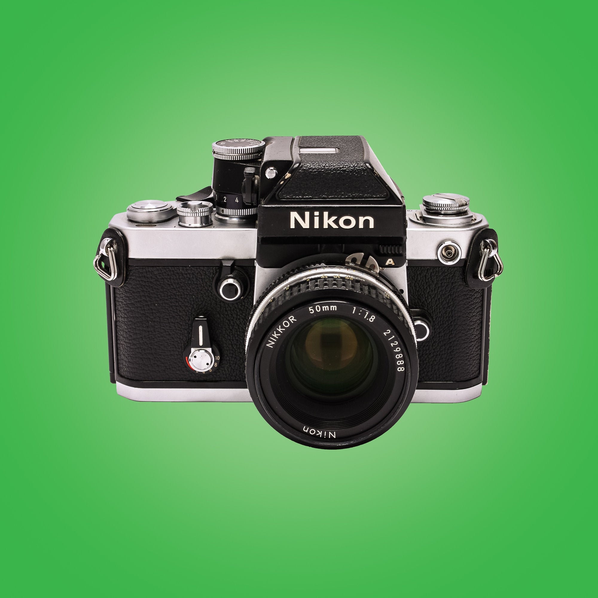 Nikon F2A Camera With 50mm F1.8 AI Classic Heavy Metal Super Nikon F2A Camera With 50mm F1.8 AI Classic Heavy Metal Super