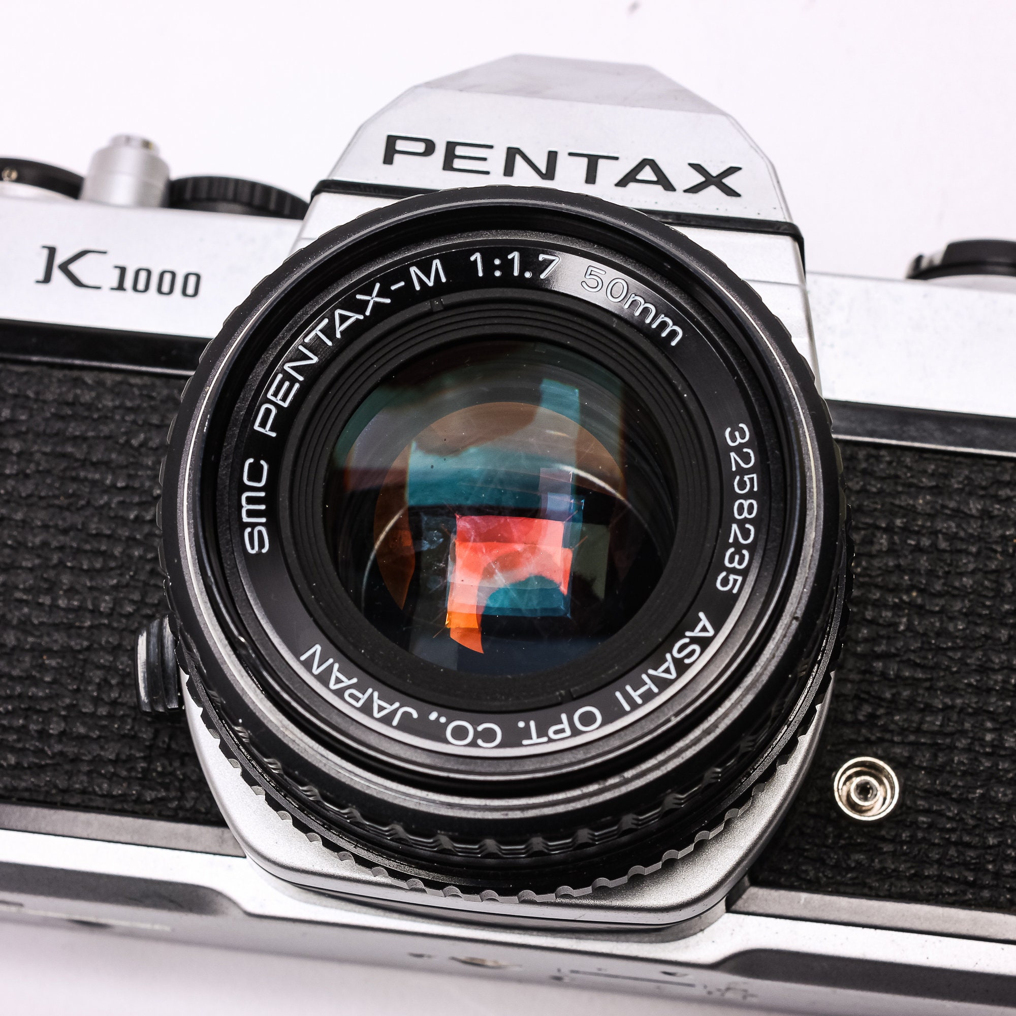 Asahi Pentax K1000 Camera + SMC Pentax-m 50mm F2 Standard
