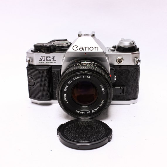 Canon AE-1 Program Camera + Canon 50mm F1.8 FD Lens: Excellent! - Etsy