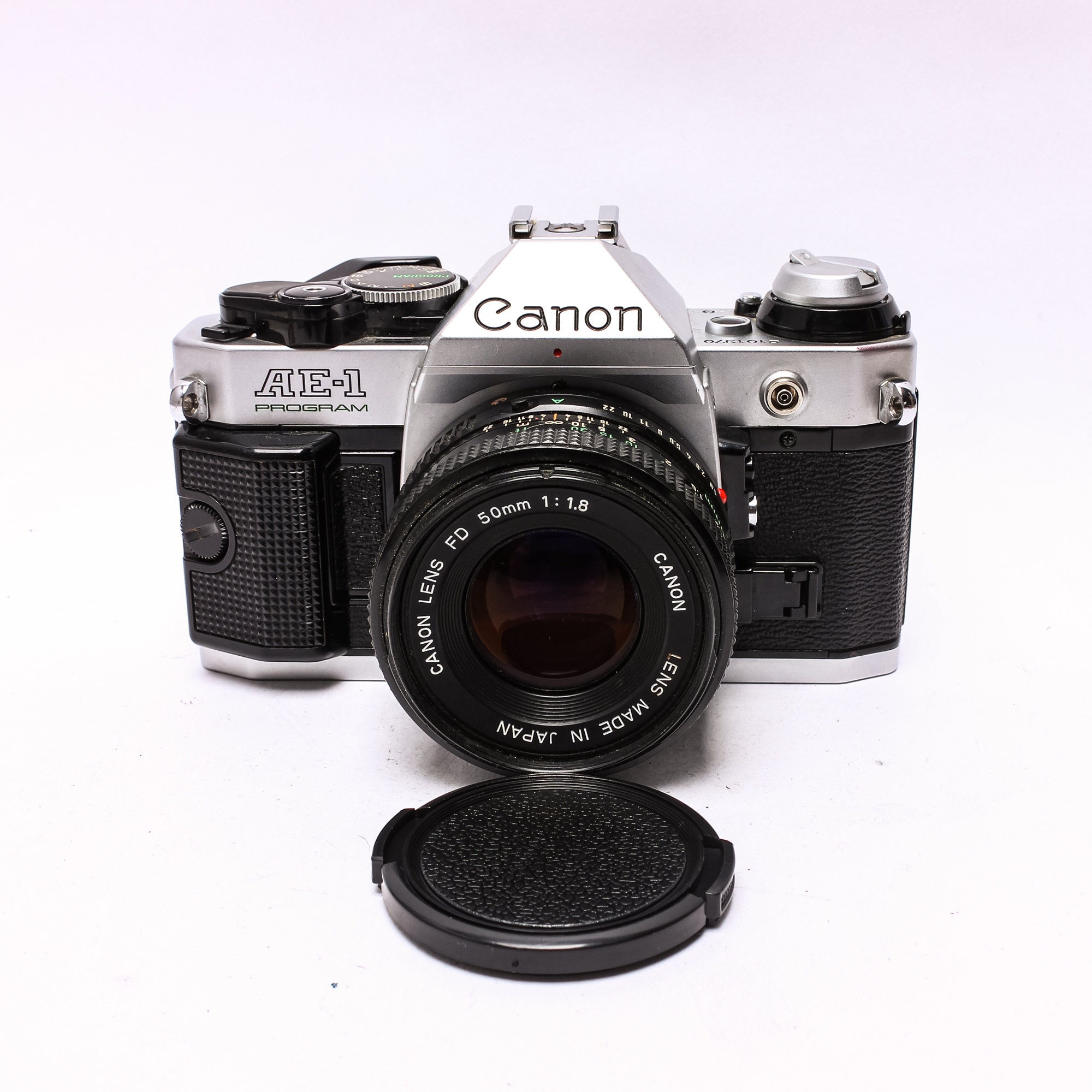 Canon AE-1 Program Camera + Canon 50mm F1.8 FD Lens: Excellent! - Etsy