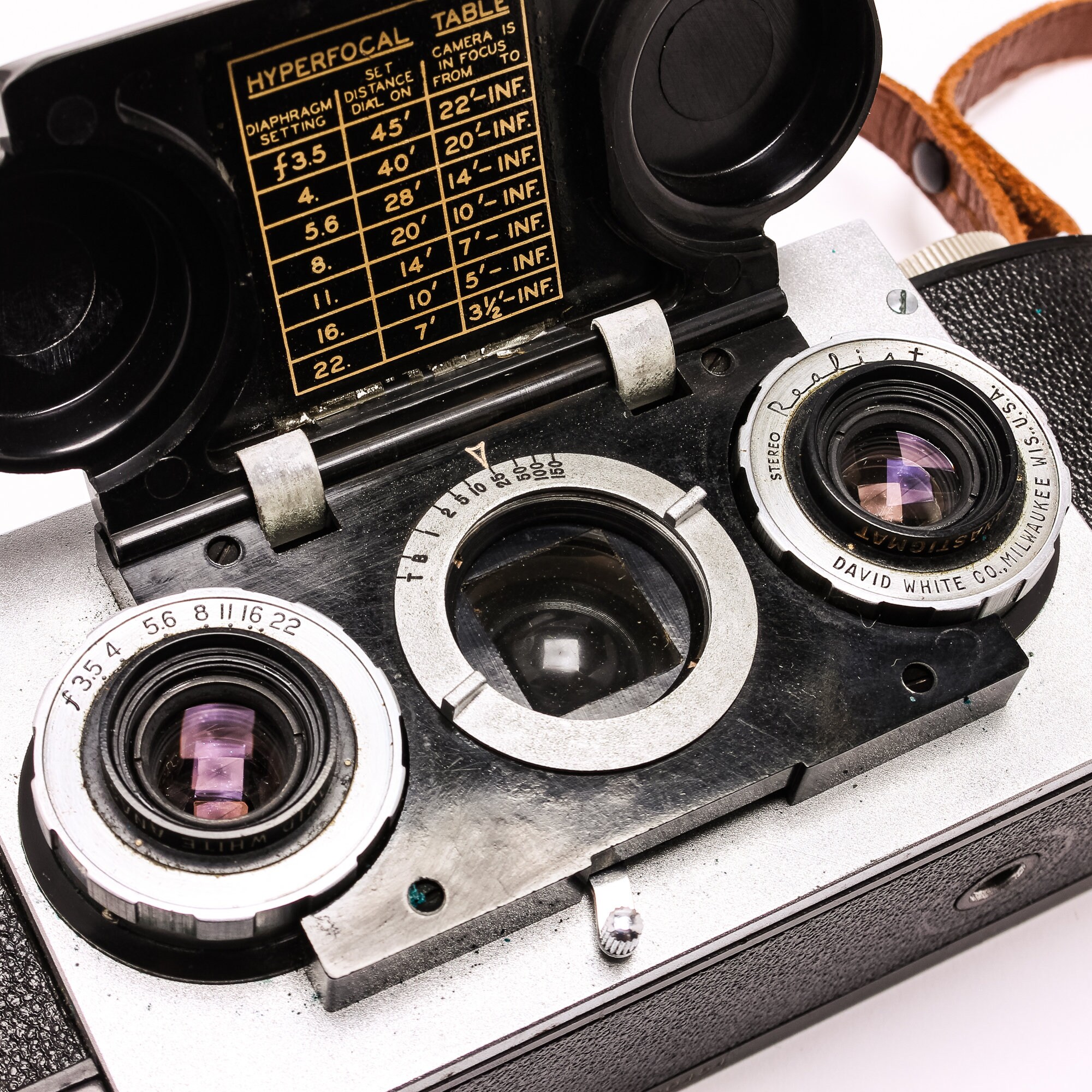 ステレオ リアリスト F3.5 モデル 1041 カメラ (David White 製