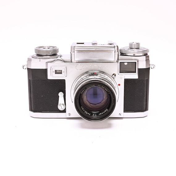 人気の新作 Dial Color Iiia Contax Zeiss Camera Lens Sonnar F2 50mm With レンズ(単焦点)