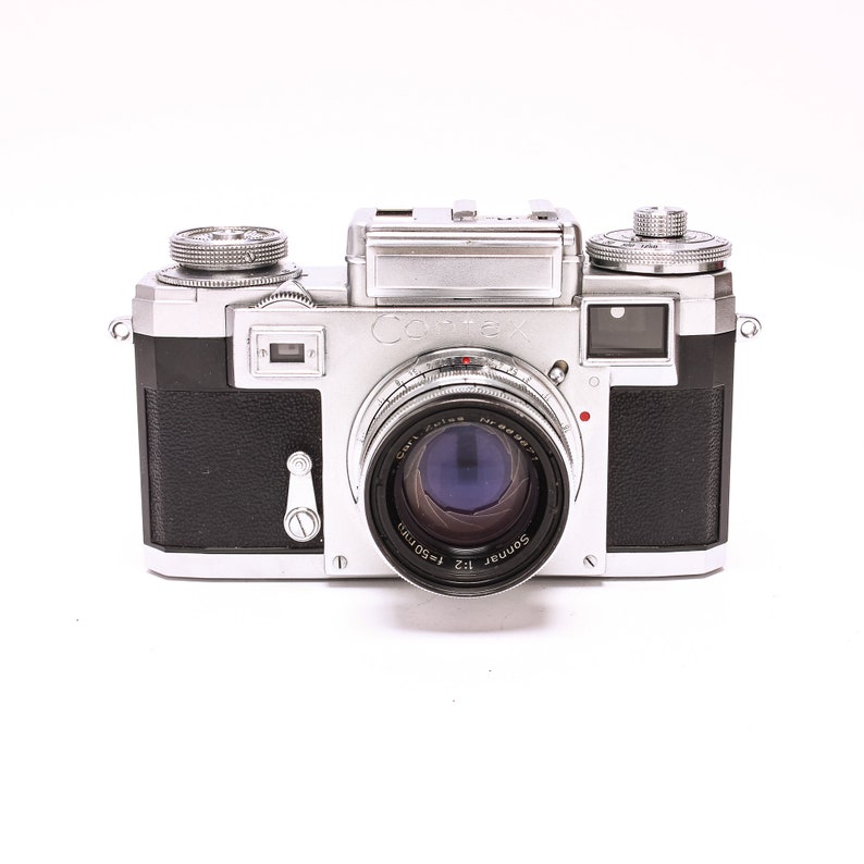 Zeiss Contax IIIa Color Dial Camera with 50mm F2 Sonnar Lens, An Exceptionally Fine 35mm Rangefinder image 2