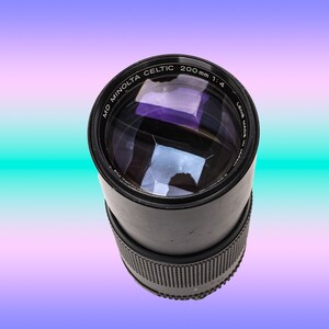 Minolta Celtic 200mm f4 MD Classic Medium Telephoto