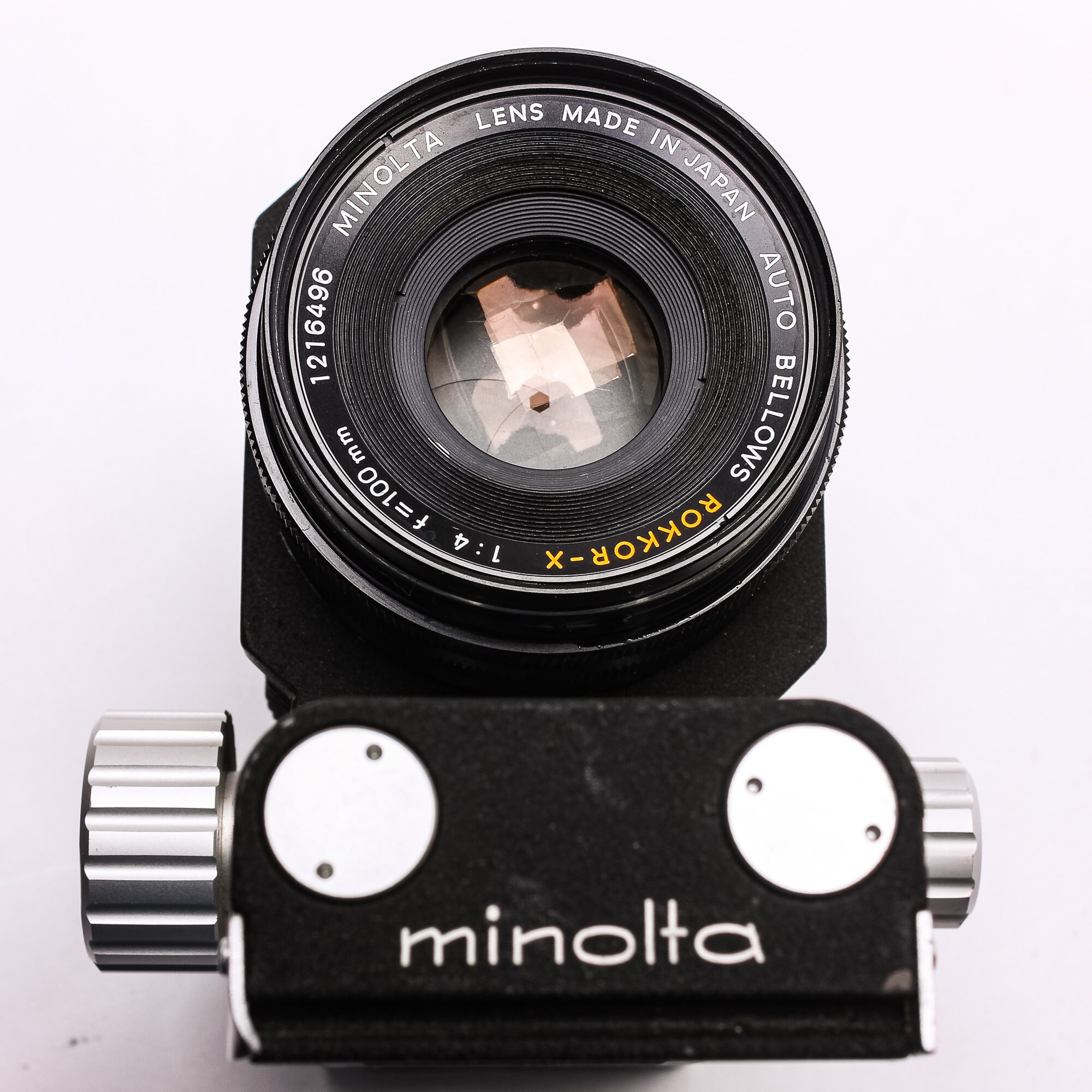 ミノルタ 100 mm F4 MC オートベローズ ロッコールX、美しい