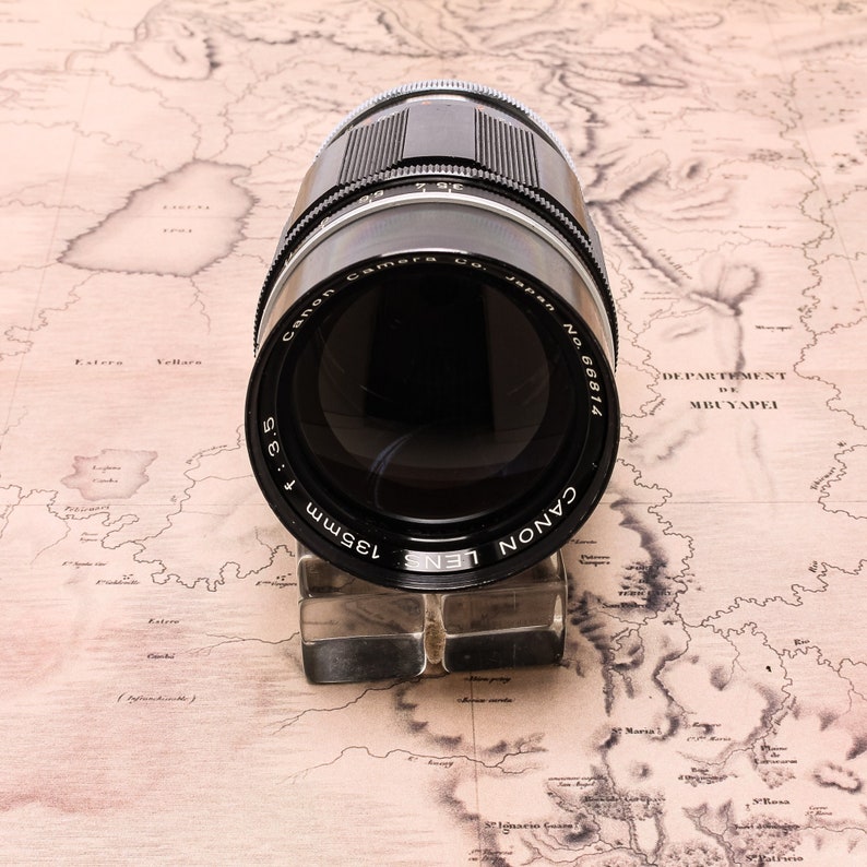 Canon LTM 135mm F3.5 Telephoto Portrait Lens in Leica Screw Mount image 1