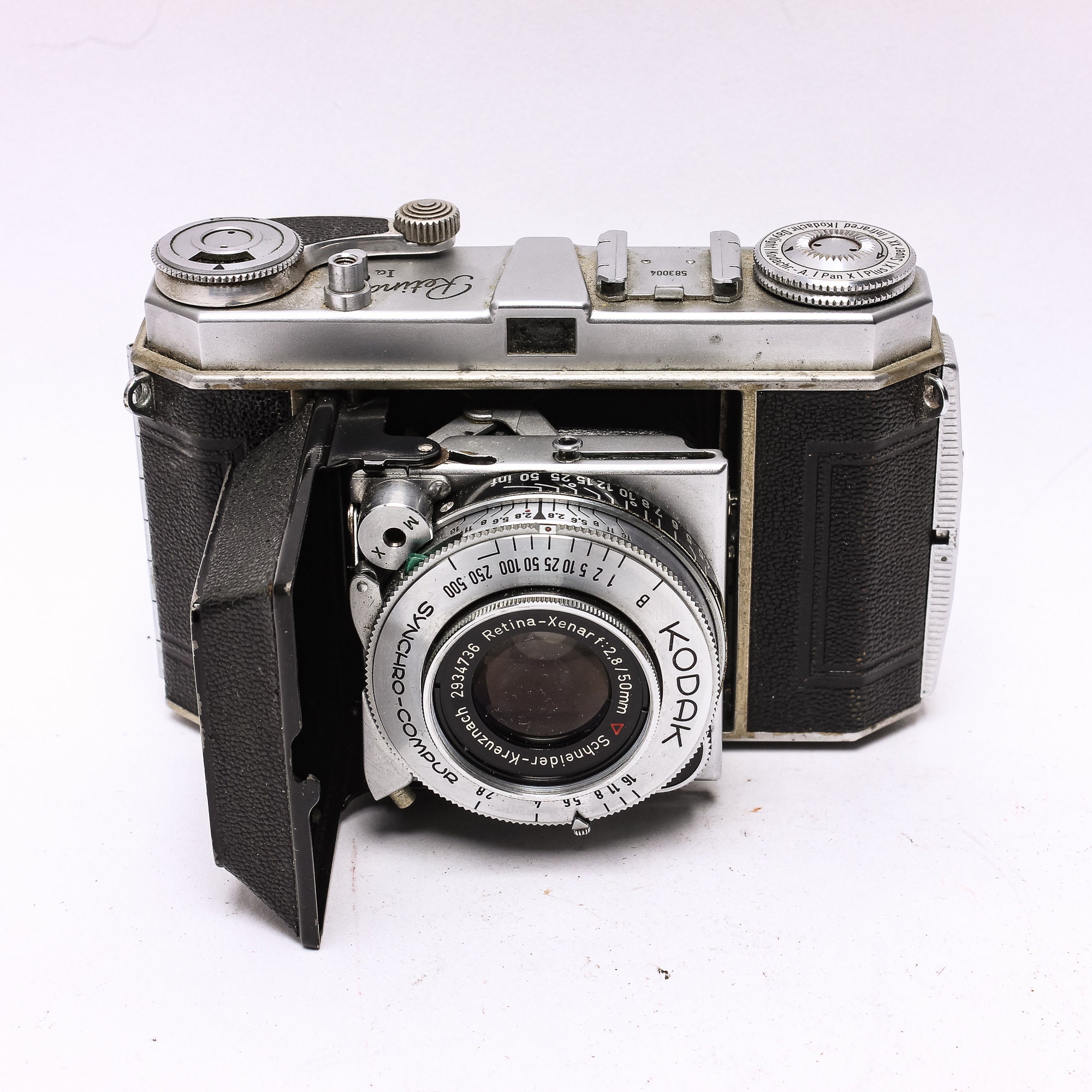 Kodak Retina 1B Appareil Photo Reflex Klappkamera Retina-Xenar 2.8 50Mm