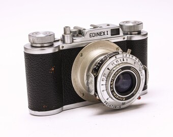 Wirgin Edinex I 35mm Camera + 50mm F4.5 Ennatar Lens in Rare Kodak
