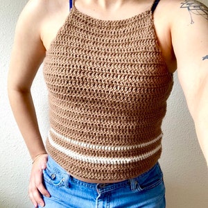 Equinox Tank Top Crochet Pattern Printable PDF - Etsy