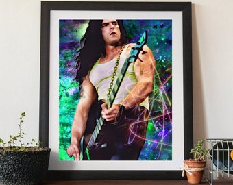 Peter Steele Tipo O Negativo Arte de pared, Lienzo, Obra de arte, Impresión de arte, Regalo, Póster, Pintura