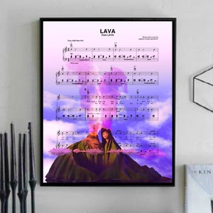 Lava Pixar Wall Art, Canvas, Artwork, Art Print, Home Decor, Poster, Painting