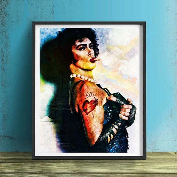 Rocky Horror Picture Show Wall Art, Canvas, Artwork, Art Print, Home Decor, Painting