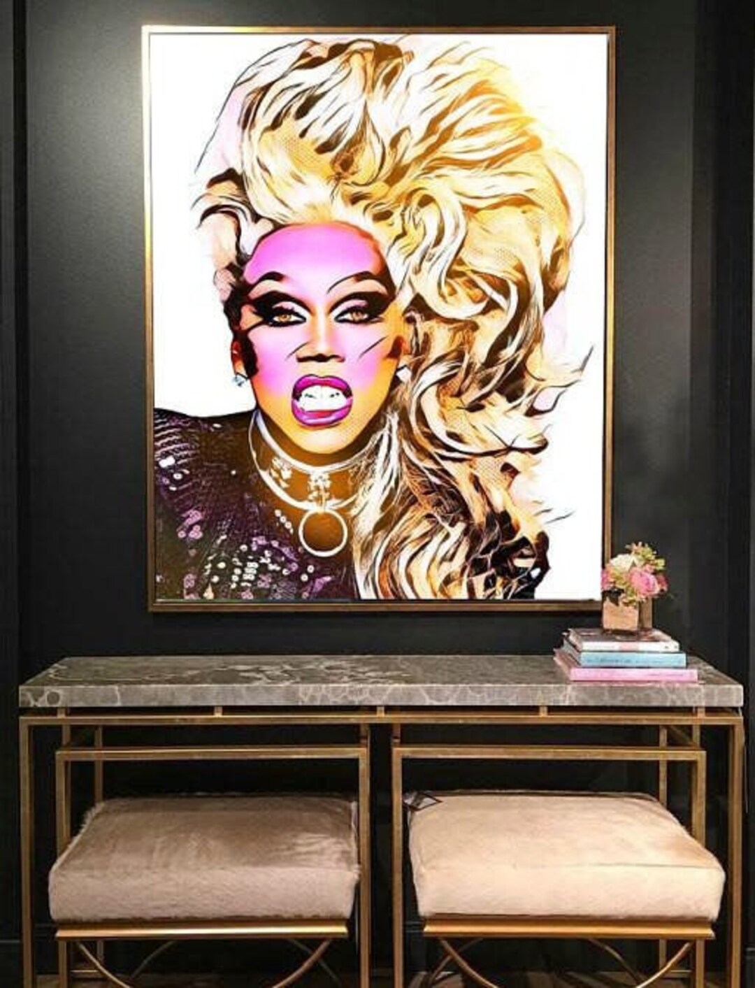 Rupaul Wall Art, Canvas, Artwork, Art Print, Home Decor, Painting Etsy