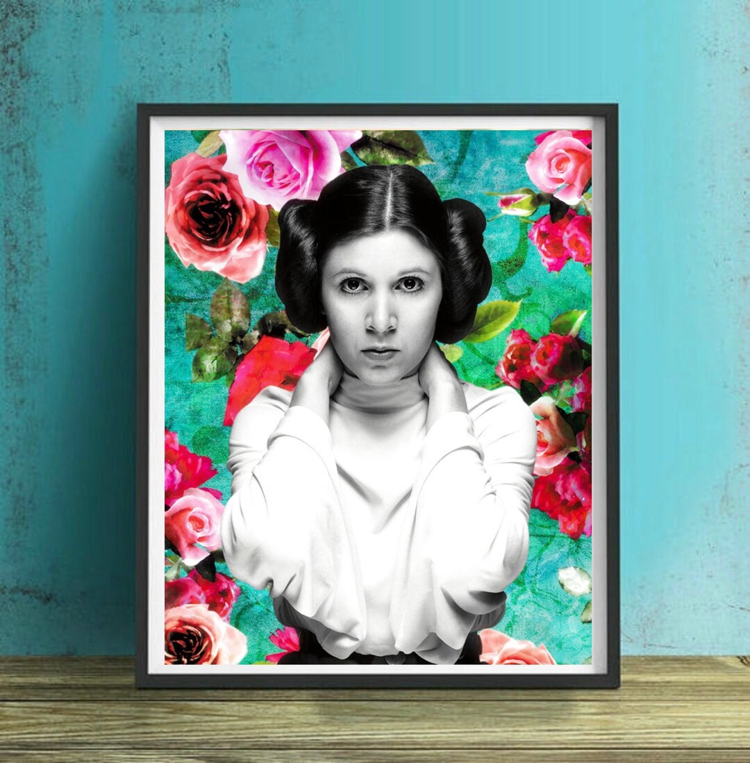 Princess Leia Wall Art, Canvas, Artwork, Art Print, Home Decor, Star