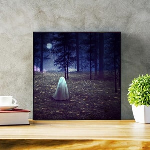 Ghosts in Woods Fine Art Painting, Wall Art, Canvas, Artwork, Poster, Home Decor, Gift image 4