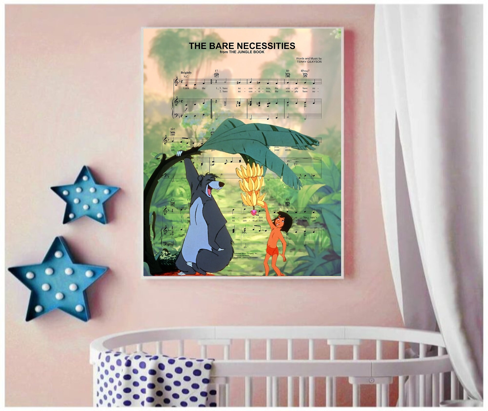 Jungle Book Wall Art Canvas Artwork Art Print Home Decor Etsy