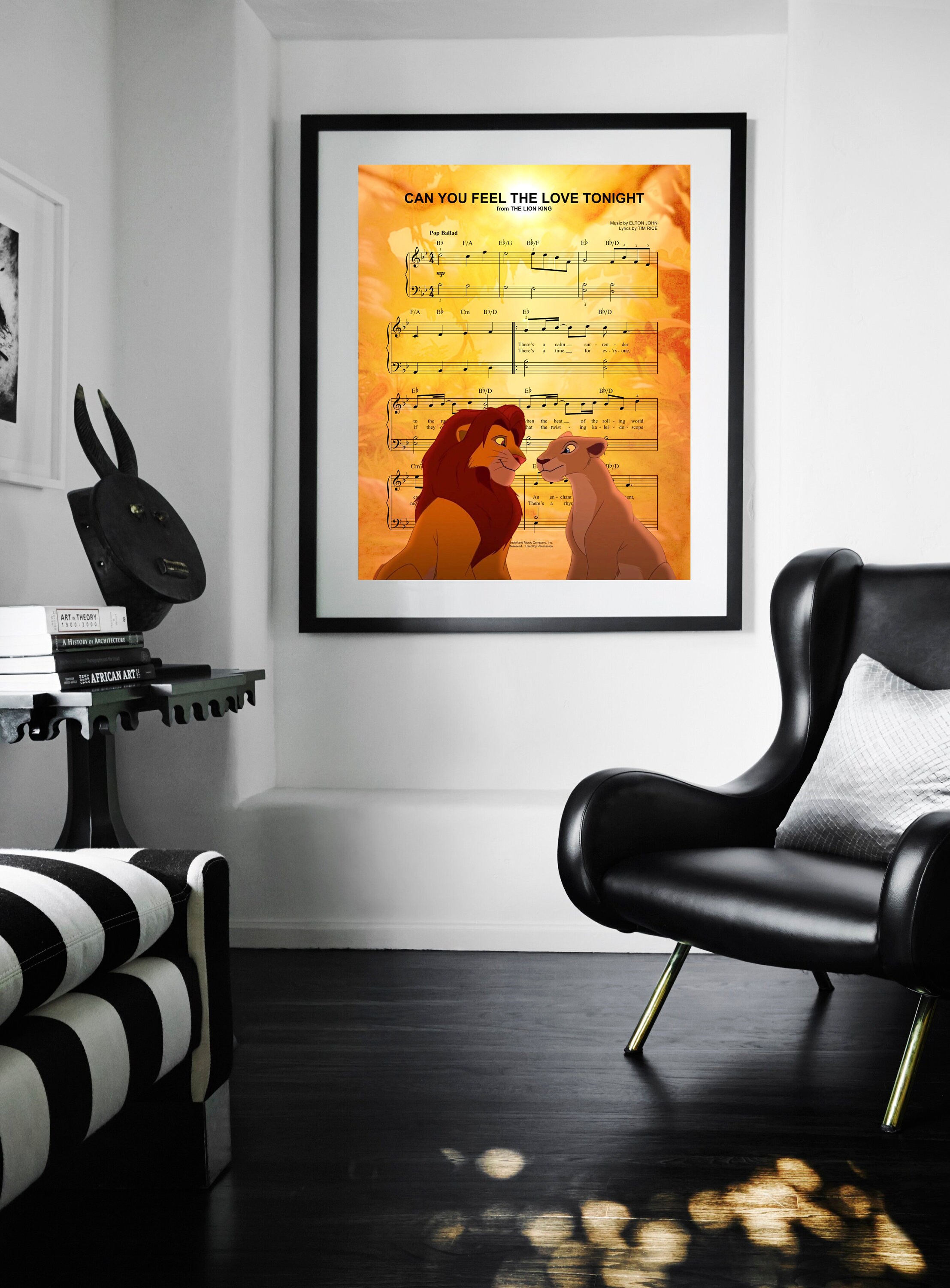 Lion King Wall Art Canvas Artwork Art Print Home Decor Etsy