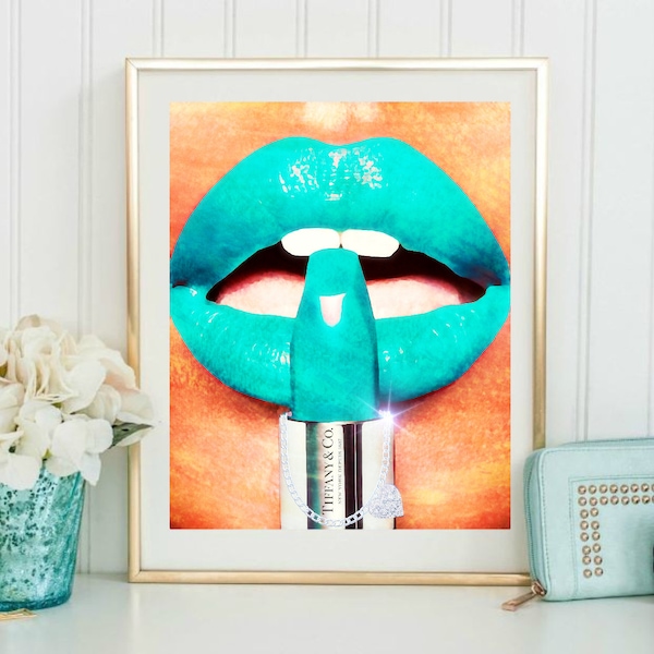 Lipstick Wall Art Etsy