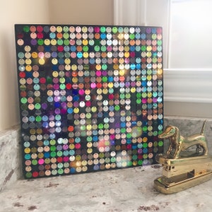 Sequin Shimmer Board Craft Kit Do-It-Yourself Wall Art Create Your Own from over 100 Colors image 7