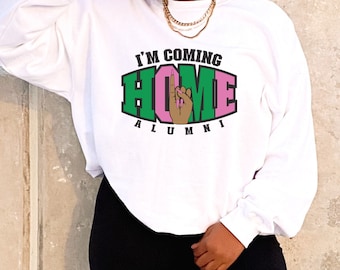 AKA Sweatshirt, AKA Homecoming, HBCU Alumni, Black College, Black Culture