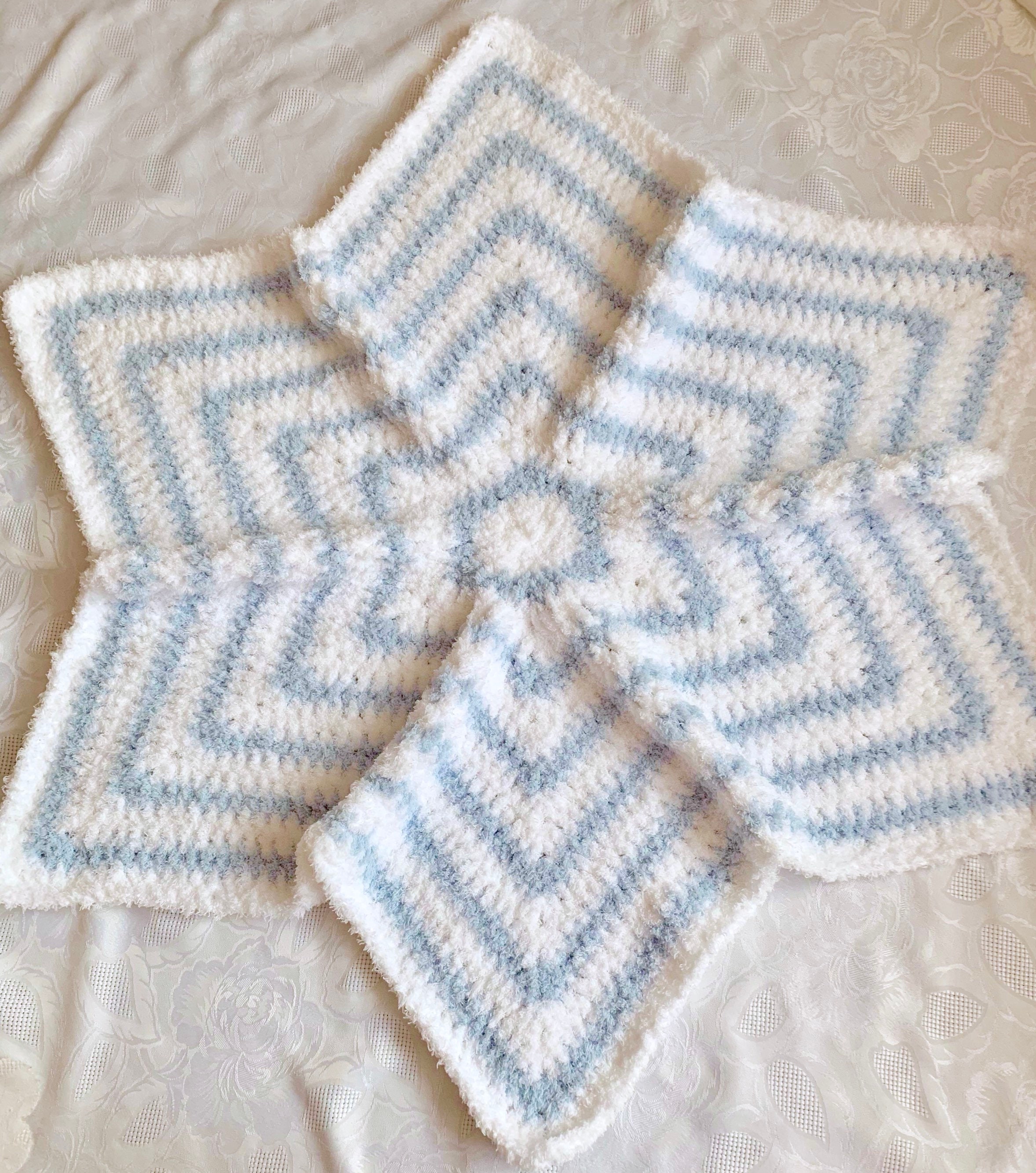 Crochet Star Blankets Etsy