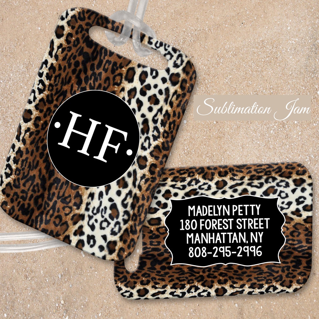 Luggage Tag Sublimation Template/sublimation Design/sublimation