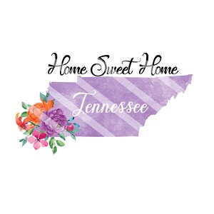 Home Sweet Home Tennessee png / sublimatie downloaden / digitaal ontwerp / sublimatie sjabloon / sublimatie / sublimatie shirt / png / leraar clipart
