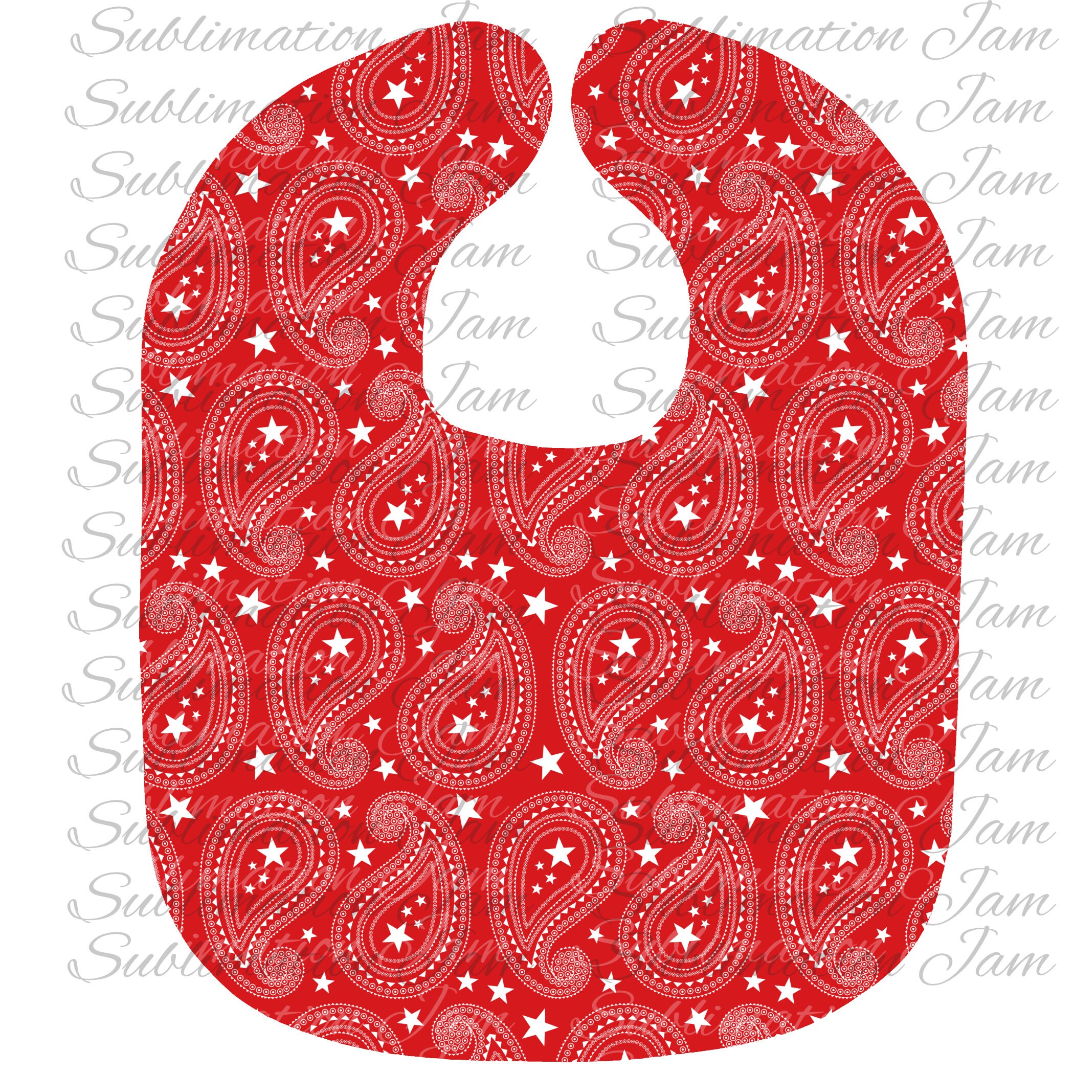 Bib & burp cloth sublimation template/sublimation Etsy