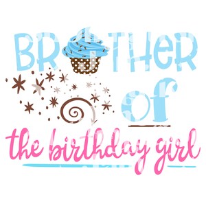 cupcake cumpleaños / cupcake fiesta / diseño de camisa de cumpleaños / hermana de la cumpleañera / diseño de sublimación / png / diseño digital / descarga digital