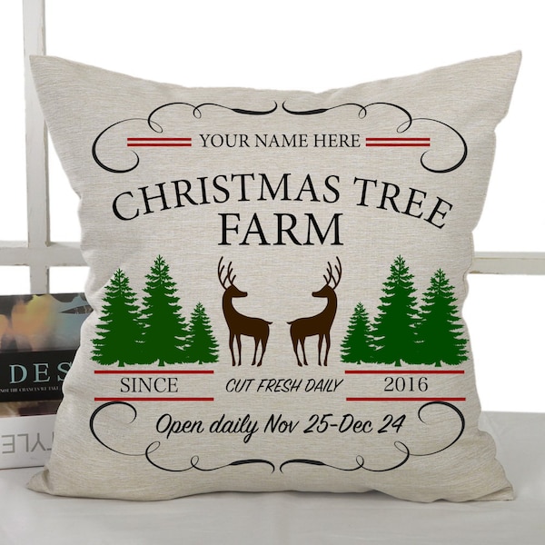 Christmas Tree Farm Pillow Template/sublimation png/christmas pillow/christmas clipart/sublimation design/sublimation download/sublimation